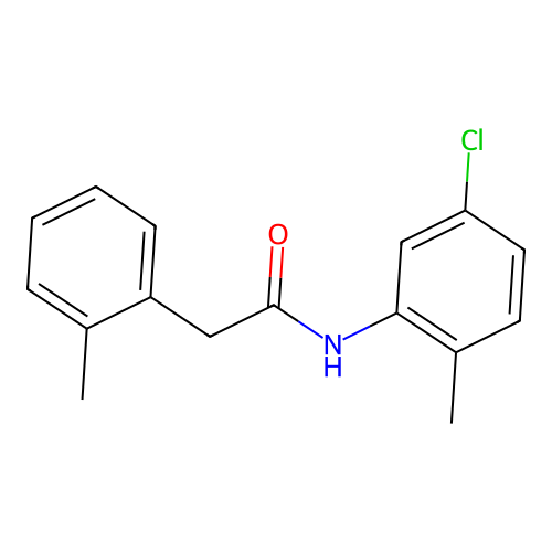 N-(5-chloro-2-methylphenyl)-2-(2-methylphenyl)acetamide structure