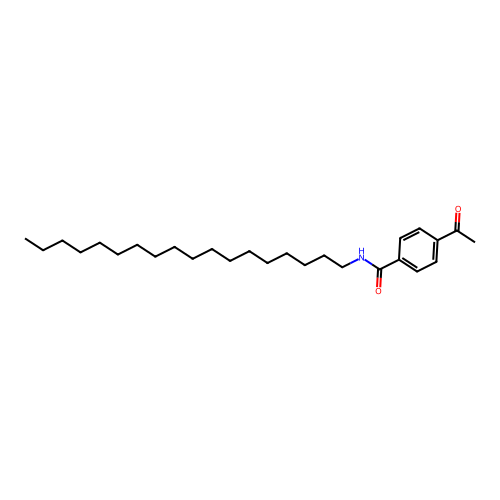 4-acetyl-N-octadecylbenzamide structure