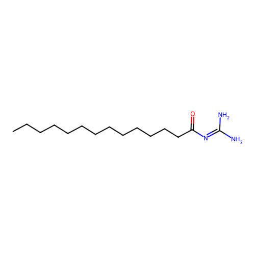 N-Amidinomyristamide structure
