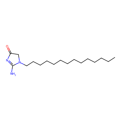 2-Amino-1-tetradecyl-1,5-dihydro-4H-imidazol-4-one structure