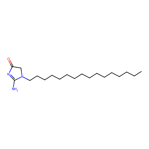 2-amino-3-hexadecyl-4H-imidazol-5-one structure