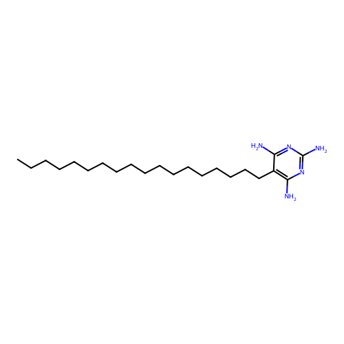 5-Octadecylpyrimidine-2,4,6-triamine structure