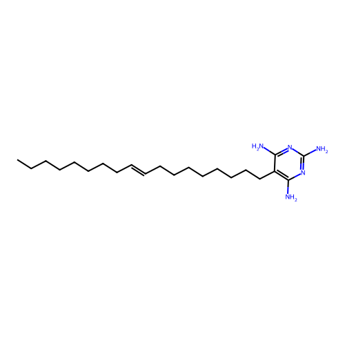 5-Octadec-9-enylpyrimidine-2,4,6-triamine structure