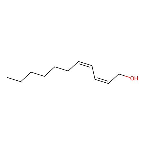 2,4-Undecadien-1-ol structure