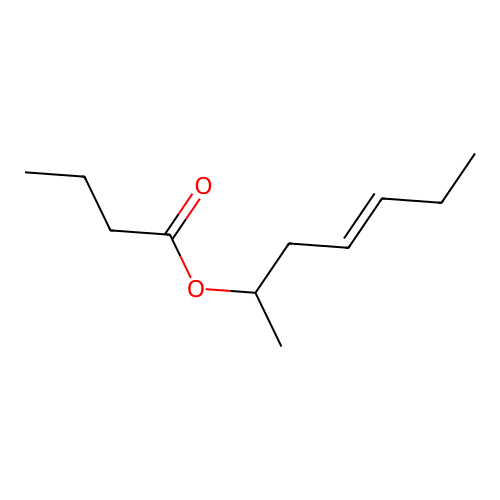 (Z)-4-Hepten-2-yl butyrate structure