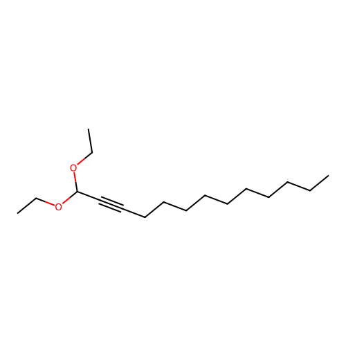 1,1-Diethoxytridec-2-yne structure