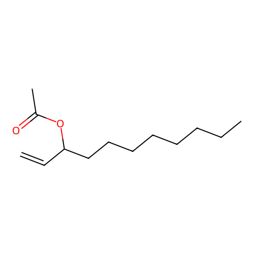 Undec-1-en-3-yl acetate structure