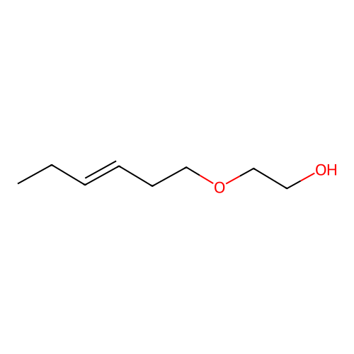 2-Hex-3-enoxyethanol structure