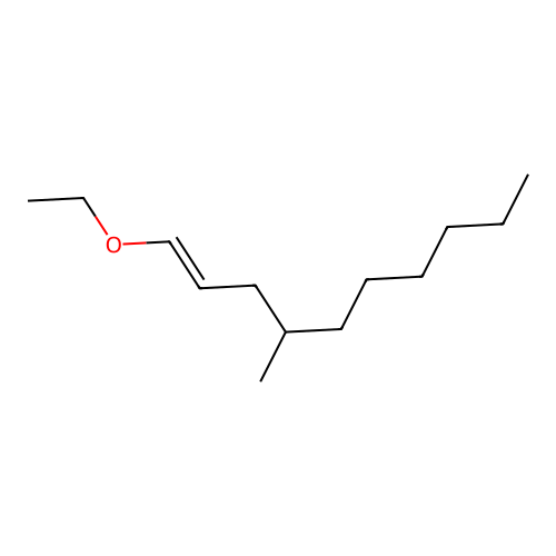 1-Ethoxy-4-methyldec-1-ene structure