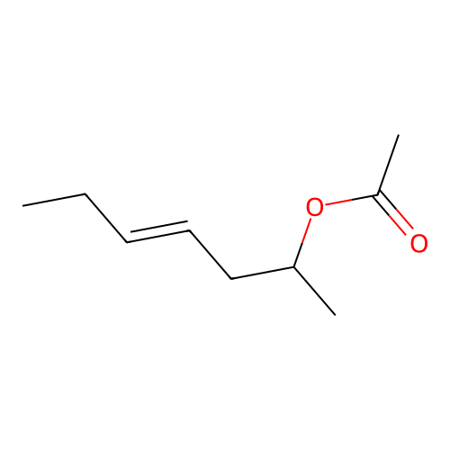 Hept-4-en-2-yl acetate structure
