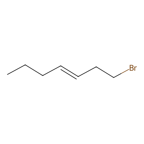 1-Bromo-3-heptene structure