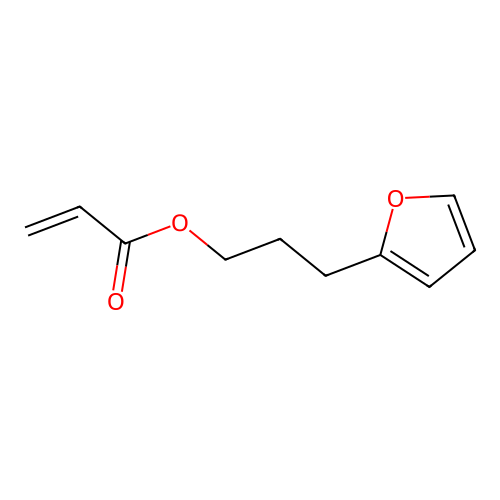3-(2-Furyl)propyl acrylate structure