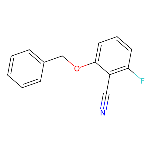 2-Benzyloxy-6-fluorobenzonitrile structure
