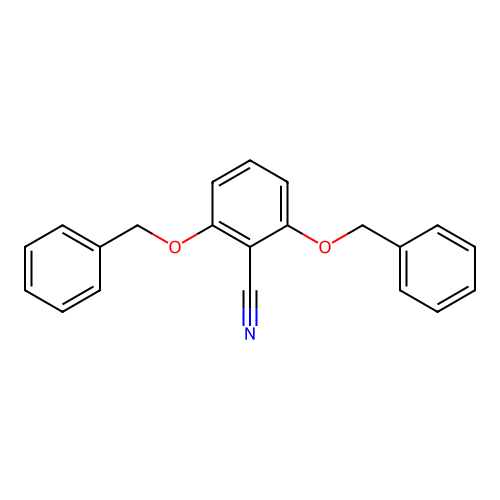 2,6-Bis(phenylmethoxy)benzonitrile structure
