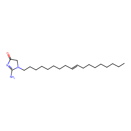 2-amino-3-octadec-9-enyl-4H-imidazol-5-one structure