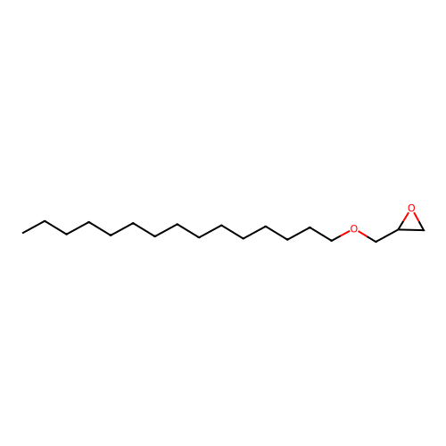 ((Pentadecyloxy)methyl)oxirane structure