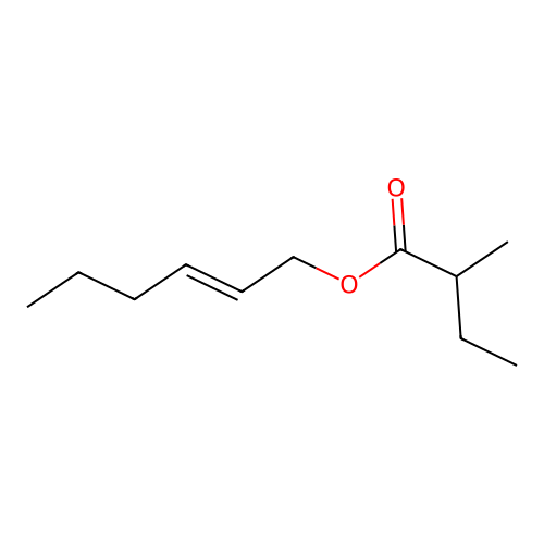 2-Hexenyl 2-methylbutyrate, (2E)- structure
