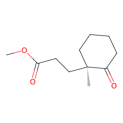 methyl 3-[(1R)-1-methyl-2-oxocyclohexyl]propanoate structure