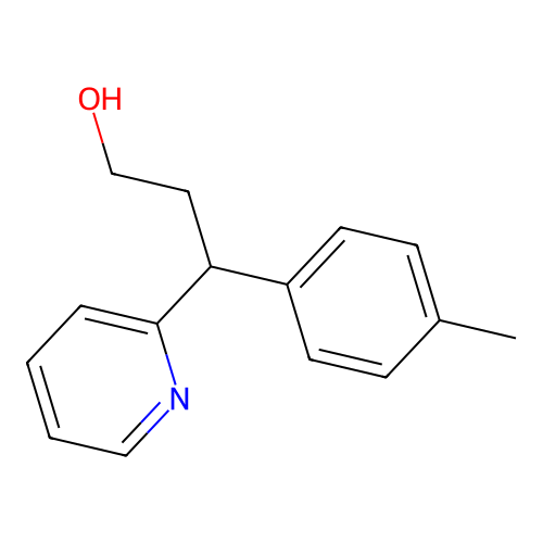 3-(2-Pyridyl)-3-(p-tolyl)propan-1-ol structure