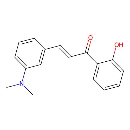 3-(Dimethylamino)-2'-hydroxychalcone structure