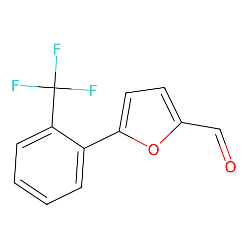 5-[2-(Trifluoromethyl)phenyl]furfural structure
