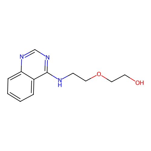 2-(2-(Quinazolin-4-ylamino)ethoxy)ethan-1-ol structure