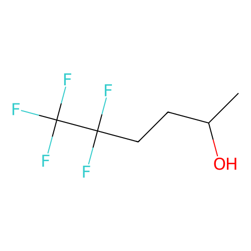 5,5,6,6,6-Pentafluoro-2-hexanol structure