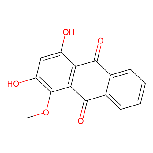 Purpurin 1-methyl ether structure