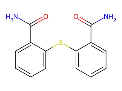 2,2'-硫代双(苯甲酰胺) structure