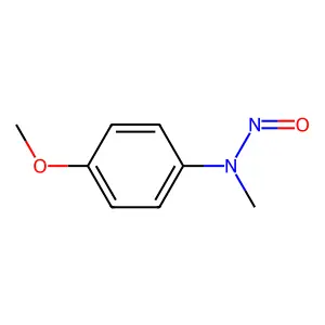 p-ANISIDINE, N-METHYL-N-NITROSO- structure