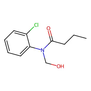 N-(2-氯苯基)-N-(羟甲基)丁酰胺 structure
