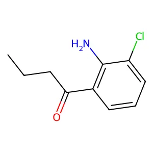 1-Butanone, 1-(2-amino-3-chlorophenyl)- structure