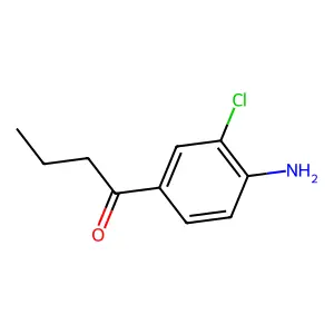 1-(4-Amino-3-chlorophenyl)butan-1-one structure