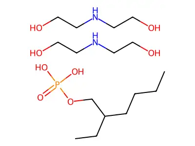 Phosphoric acid, 2-ethylhexyl ester, compd. with 2,2'-iminobis[ethanol] structure