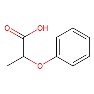 DL-2-Phenoxypropionic acid structure