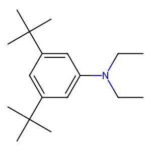 3,5-Bis(1,1-dimethylethyl)-N,N-diethylaniline structure
