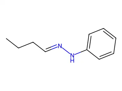 N-(butylideneamino)aniline structure