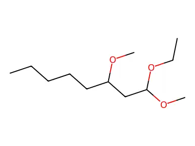 1-Ethoxy-1,3-dimethoxyoctane structure