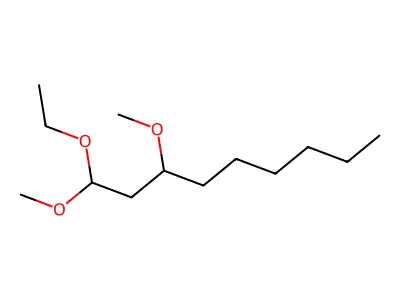 1-Ethoxy-1,3-dimethoxynonane structure