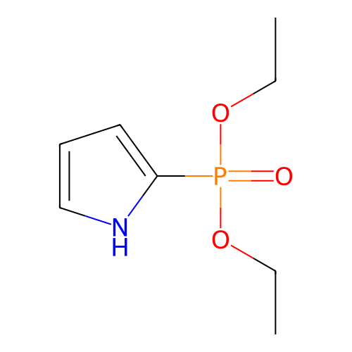 Diethyl 1H-pyrrol-2-ylphosphonate structure