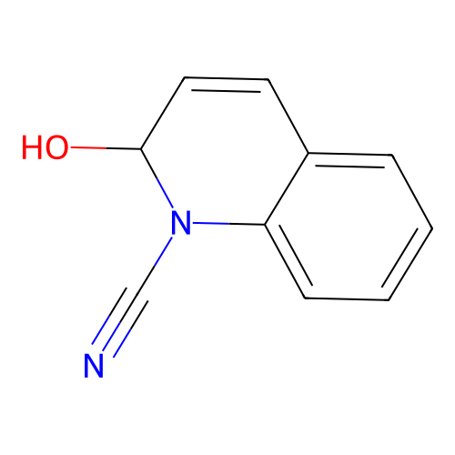 1-Cyano-1,2-dihydro-2-hydroxyquinoline structure