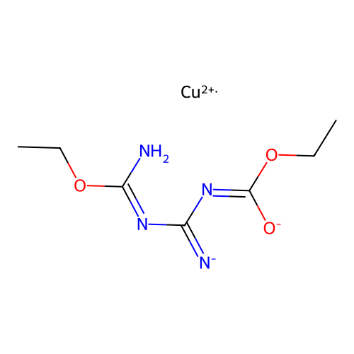 C7-H12-Cu-N4-O3 structure