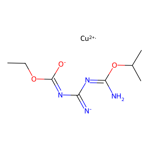 C8-H14-Cu-N4-O3 structure
