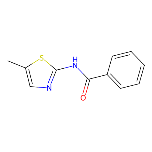 N-(5-methyl-1,3-thiazol-2-yl)benzamide structure