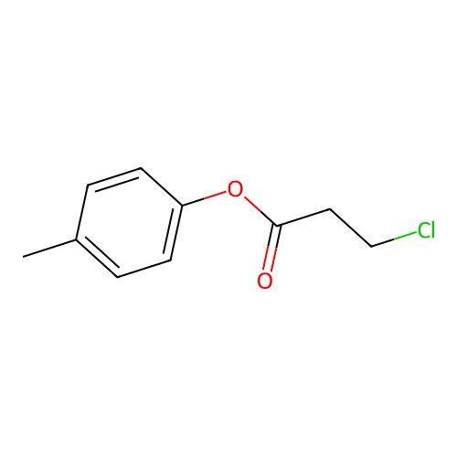 4-Methylphenyl 3-chloropropanoate structure