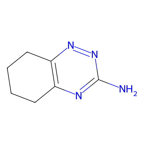 5,6,7,8-Tetrahydro-1,2,4-benzotriazin-3-amine structure
