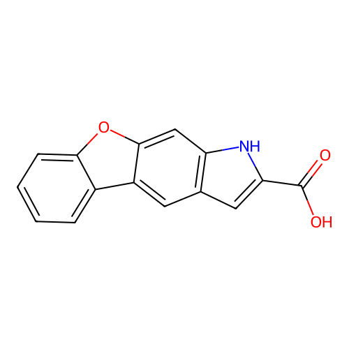1H-[1]benzofuro[3,2-f]indole-2-carboxylic acid structure