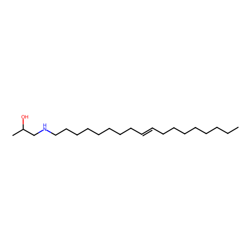 1-(Octadec-9-enylamino)propan-2-ol structure