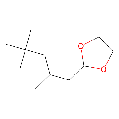 2-(2,4,4-Trimethylpentyl)-1,3-dioxolane structure