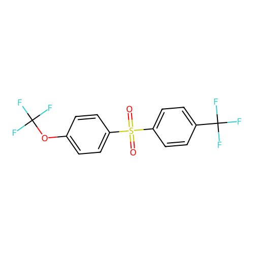 1-((4-(Trifluoromethoxy)phenyl)sulphonyl)-4-(trifluoromethyl)benzene structure